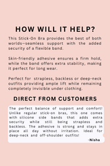 Stick On Bra with Band