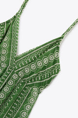 Green Embroidered Maxi Dress