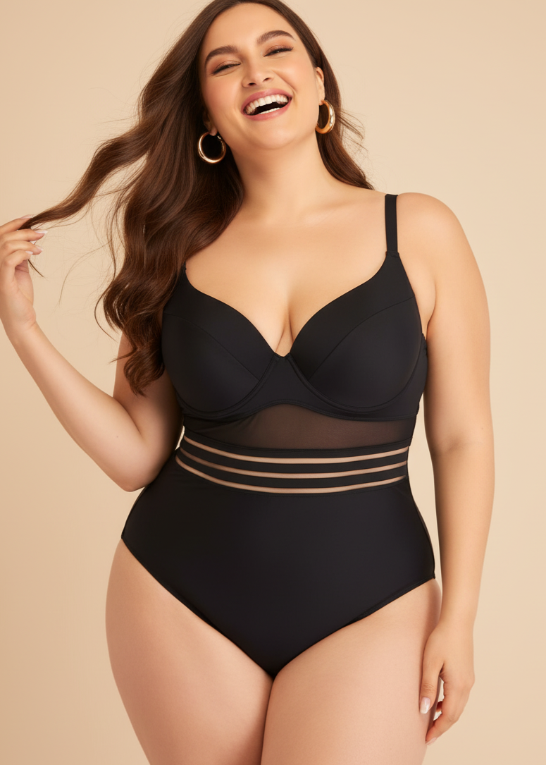 Black Plus Monokini