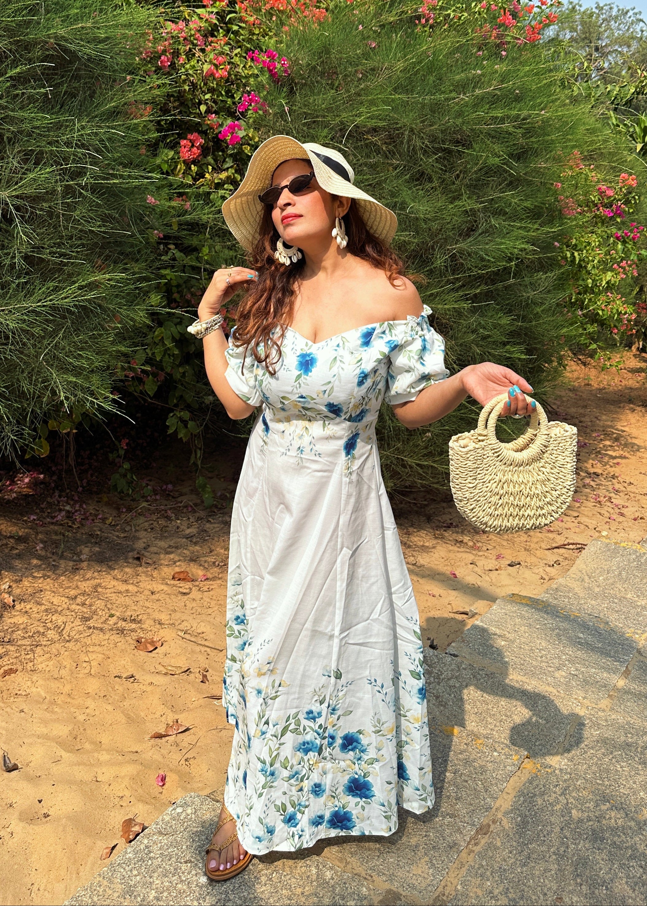 White Off-Shoulder Dress