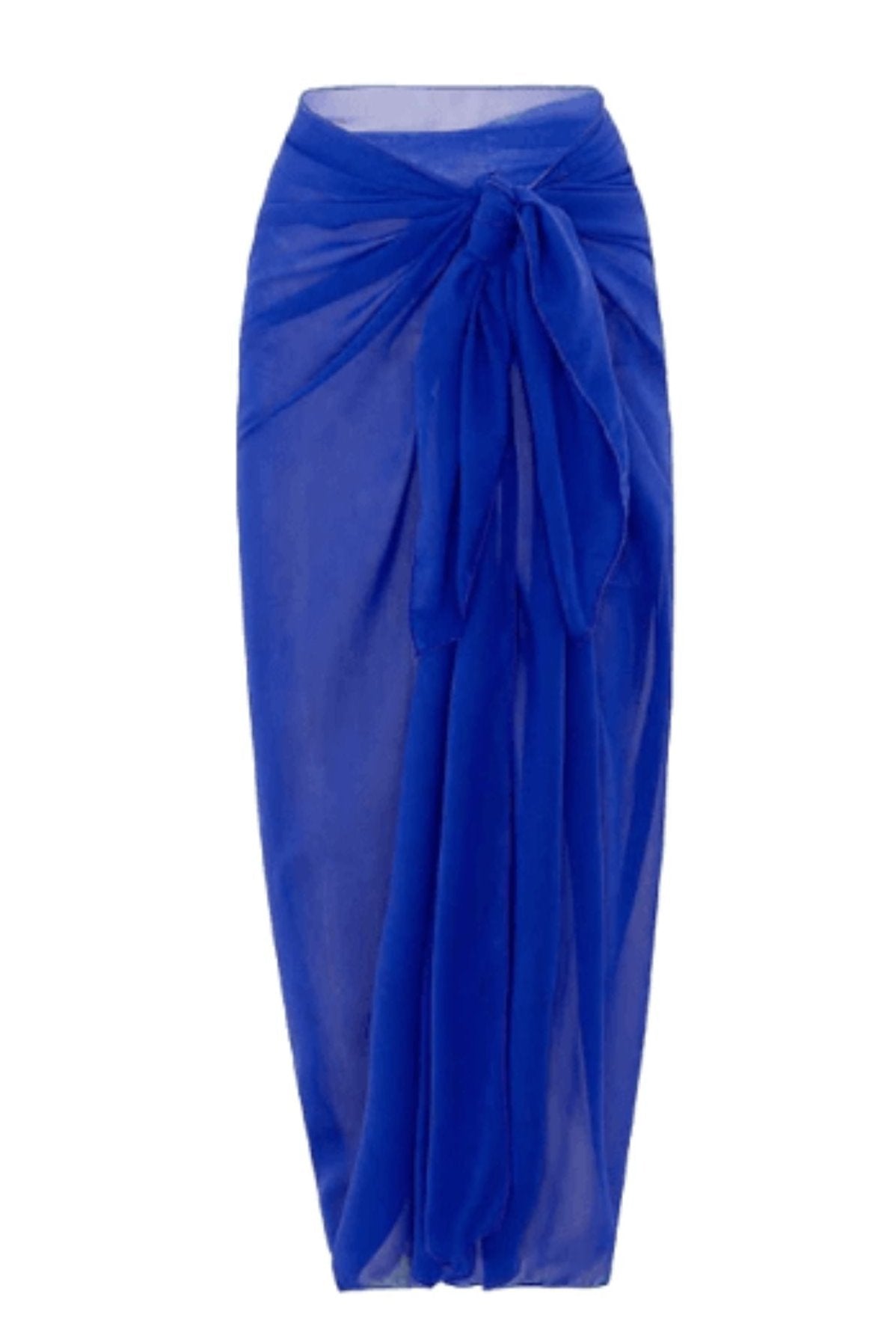 Solid Blue Sarong