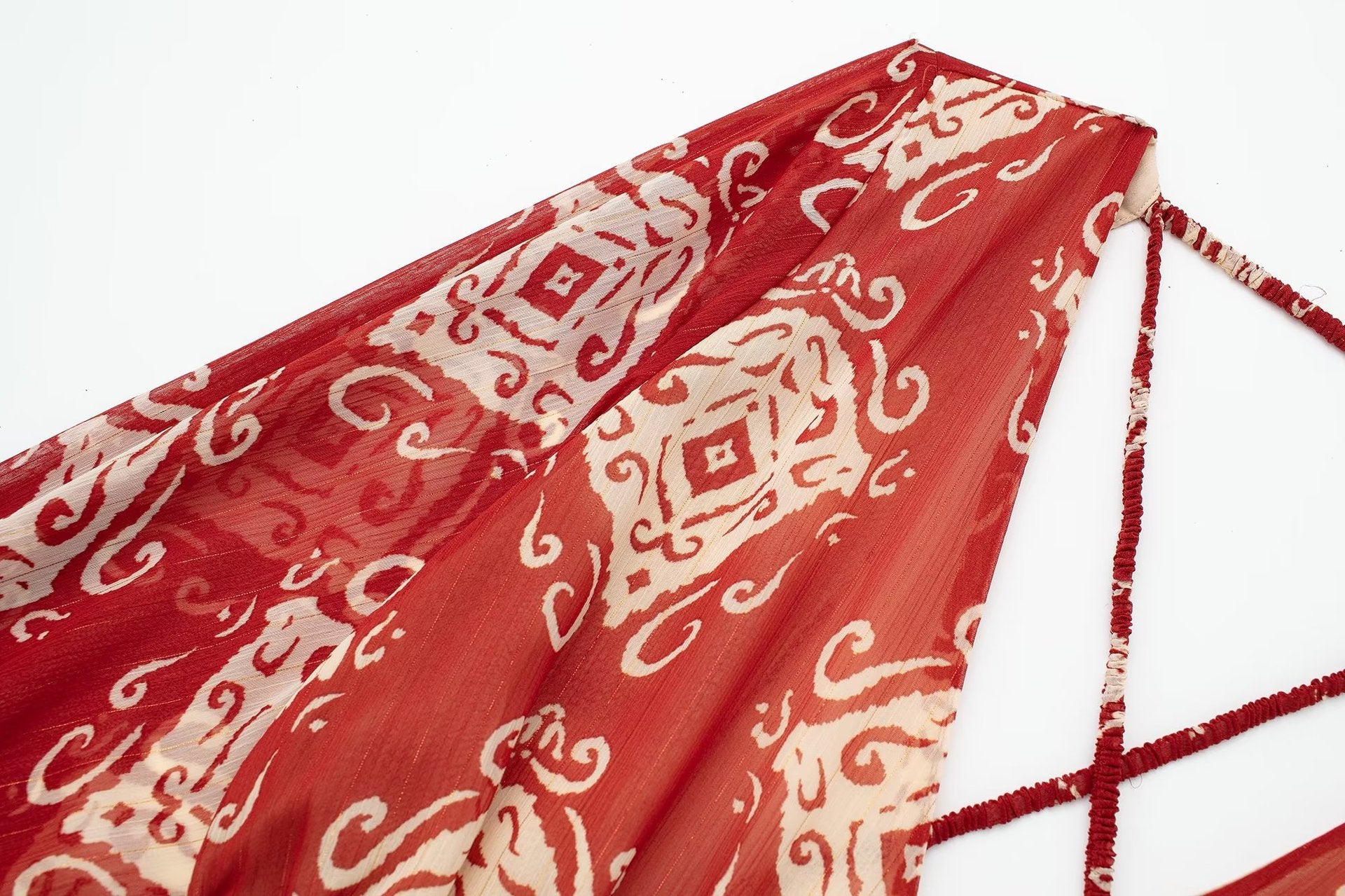 Boho Red Dress