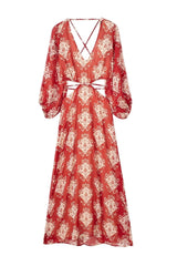 Boho Red Dress