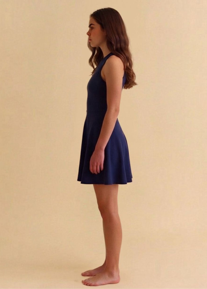 Navy Swim Dress