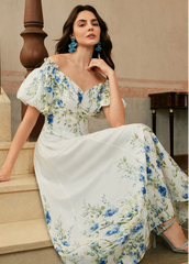 White Off-Shoulder Dress