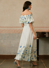 White Off-Shoulder Dress