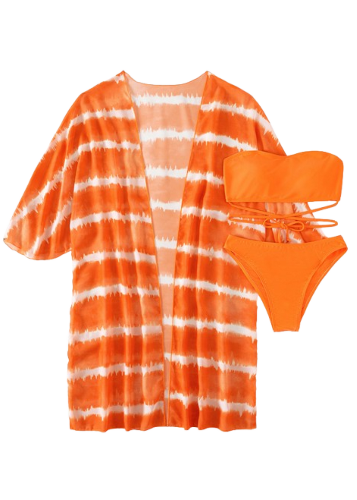 Orange Tube 3-piece Set