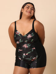 Black Plus-Size monokini