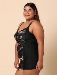 Black Plus-Size monokini