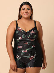 Black Plus-Size monokini