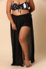 Midnight Breeze Black Sarong
