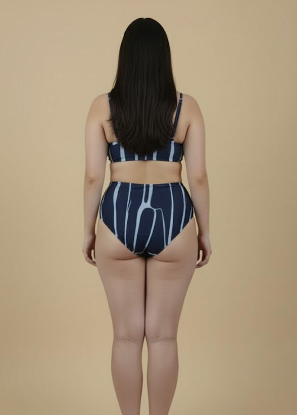 Black High-Waist Bikini Set