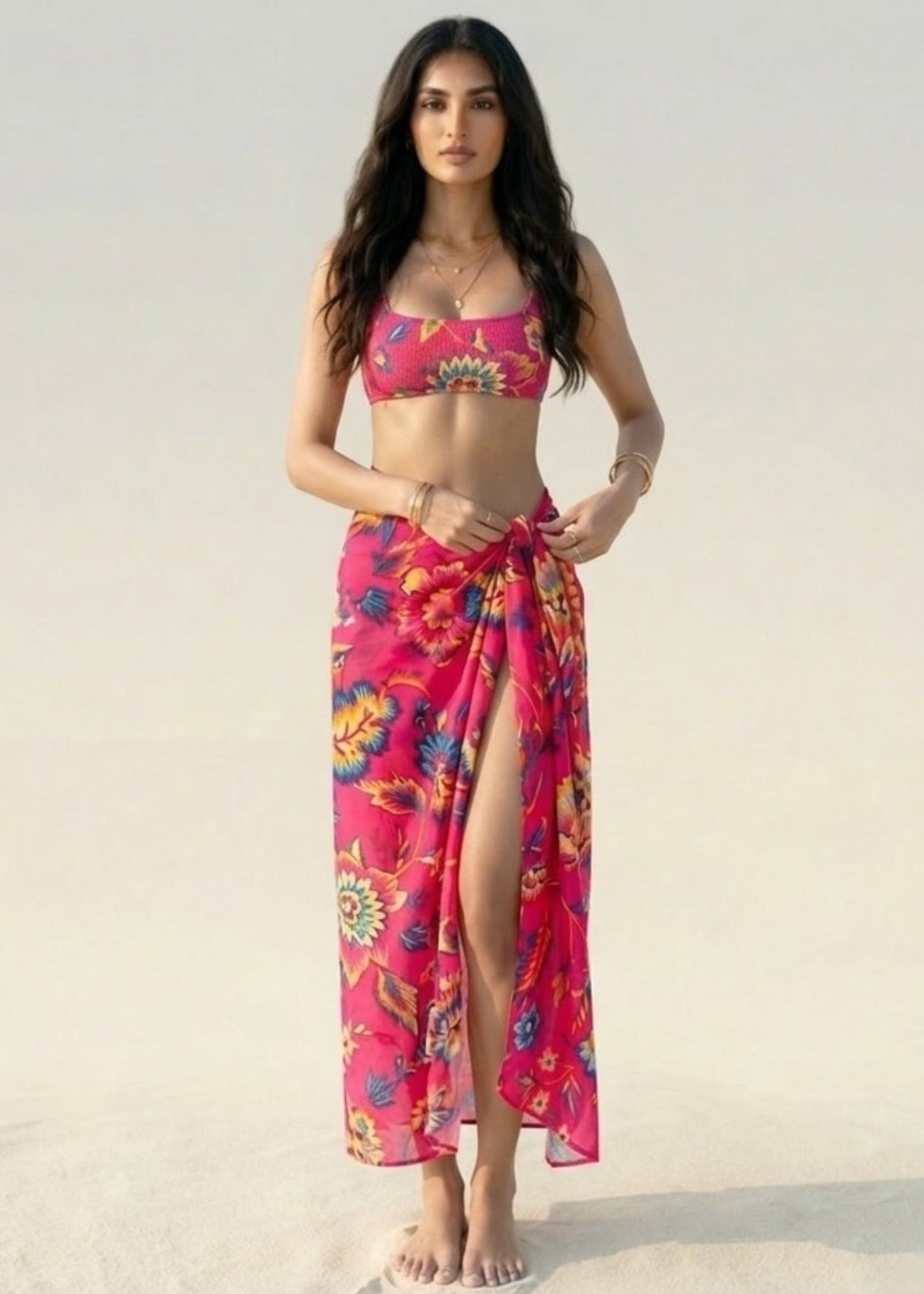 Printed Floral Sarong