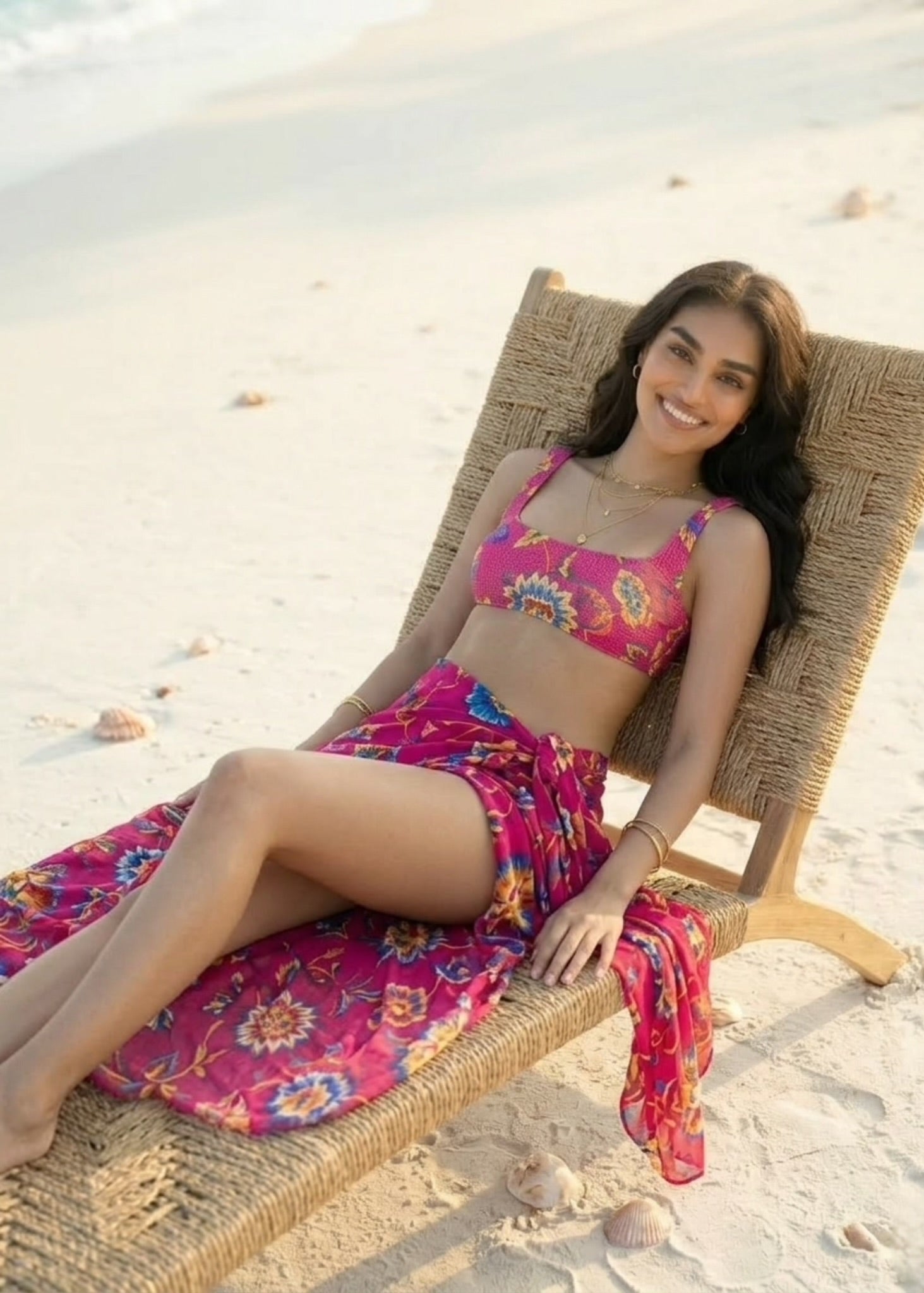 Printed Floral Sarong