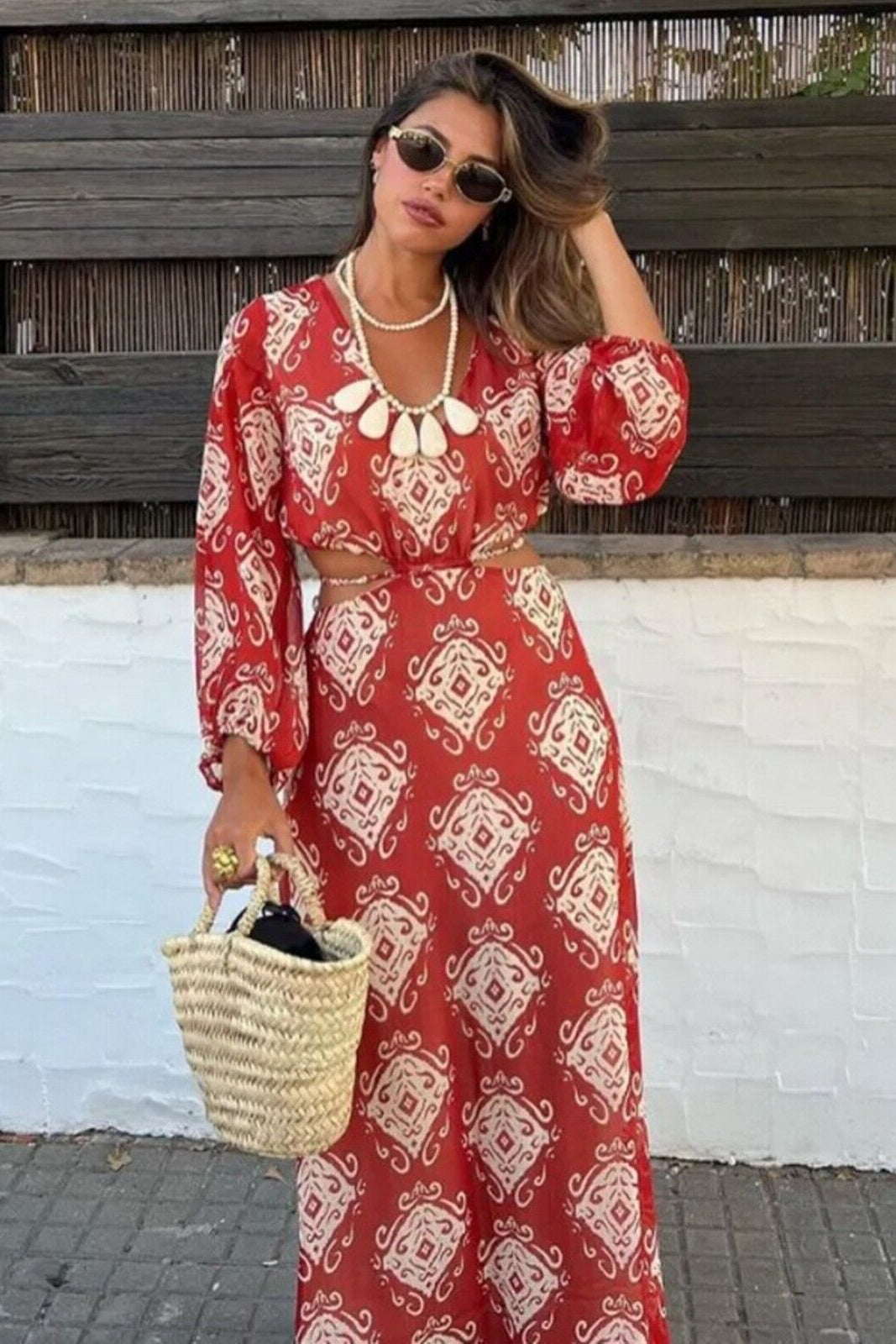 Boho Red Dress