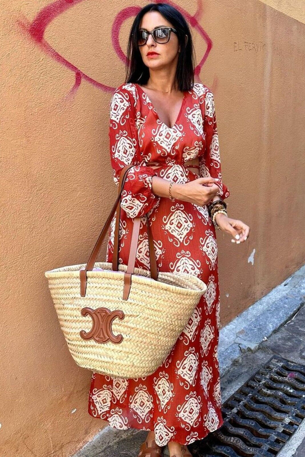 Boho Red Dress
