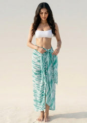 Tie & Dye Green Printed Sarong