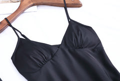 Black 2-piece sleepwear - WomanLikeU