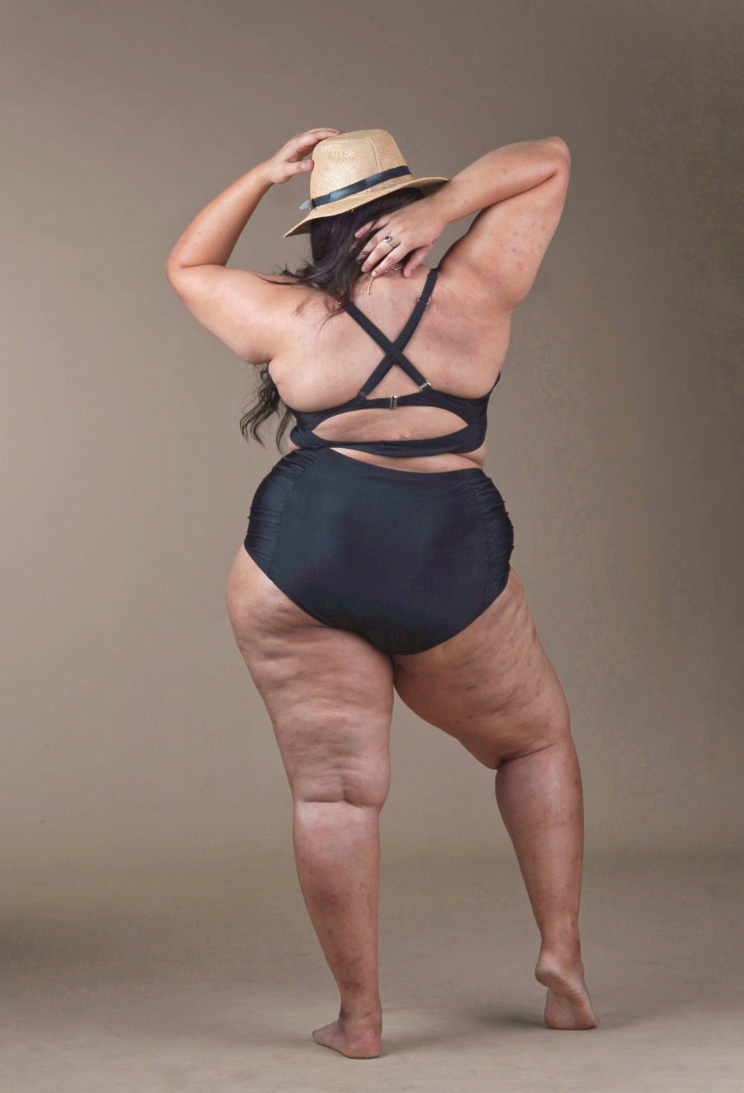 Black Plus Size Bikini Bottom - WomanLikeU