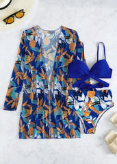 Blue Bikini with Coverup - WomanLikeU