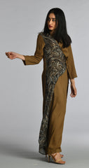 Angrakha Style Maxi Dress