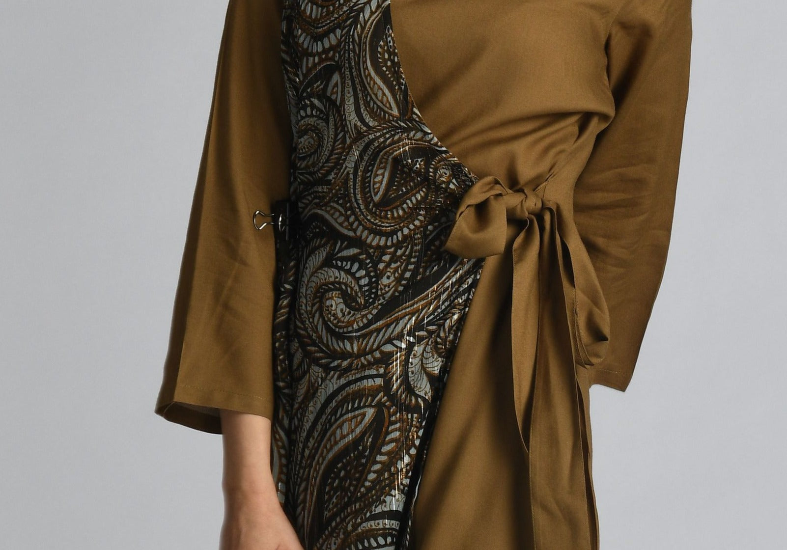 Angrakha Style Maxi Dress