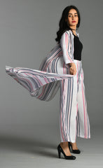 White Striped Pants