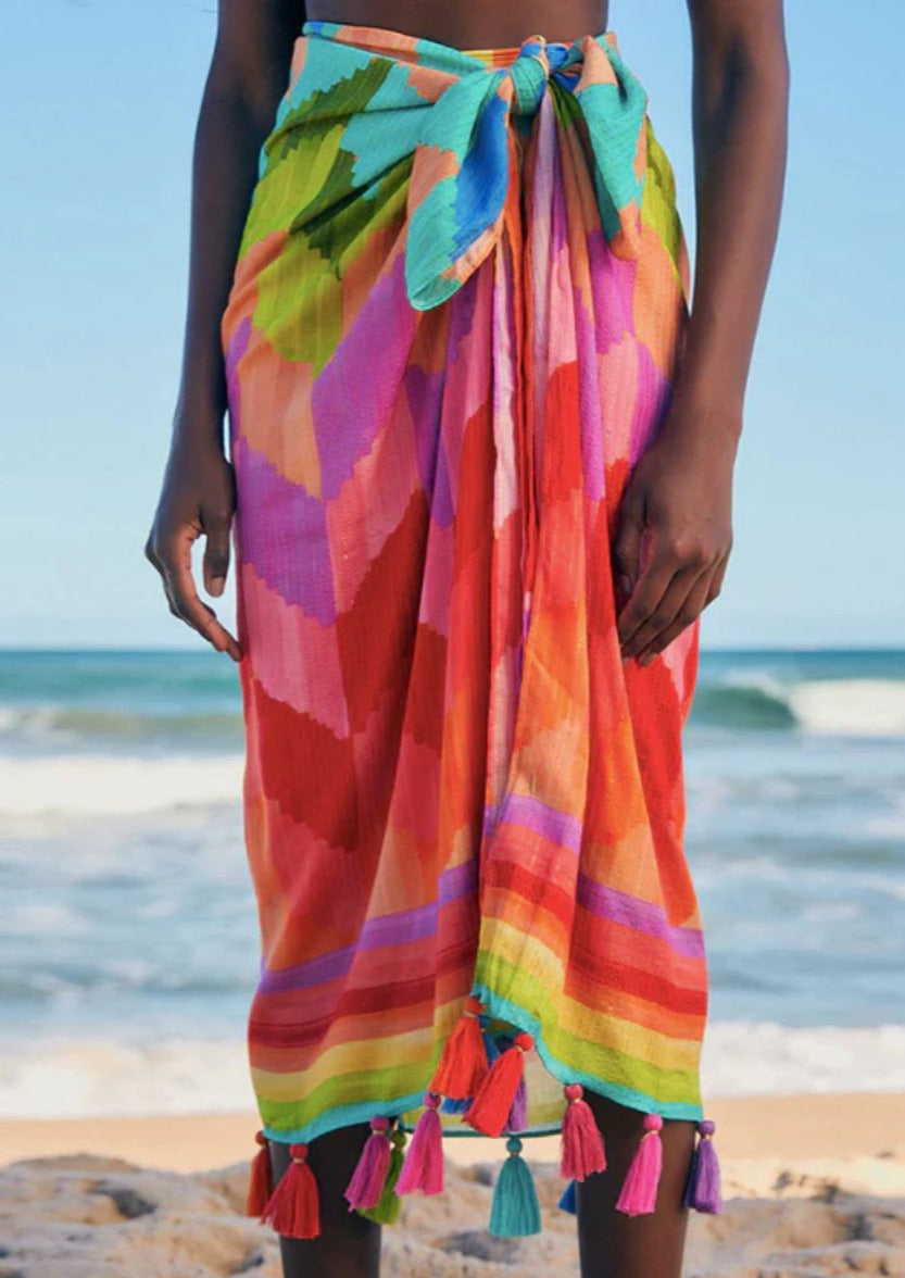 Multicolor Sarong - WomanLikeU