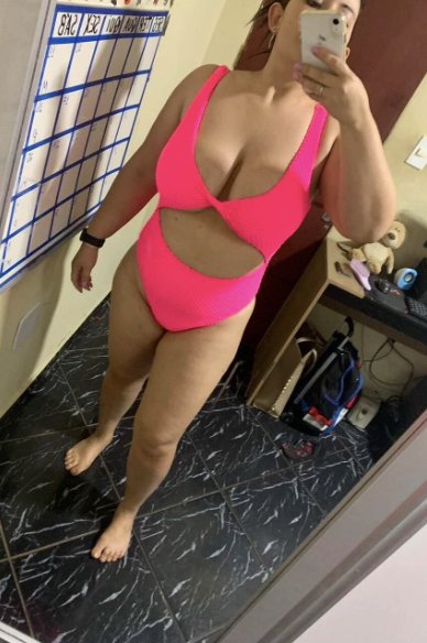 Neon Pink Monokini with Sarong - WomanLikeU