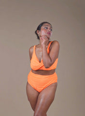 Orange bikini set - WomanLikeU