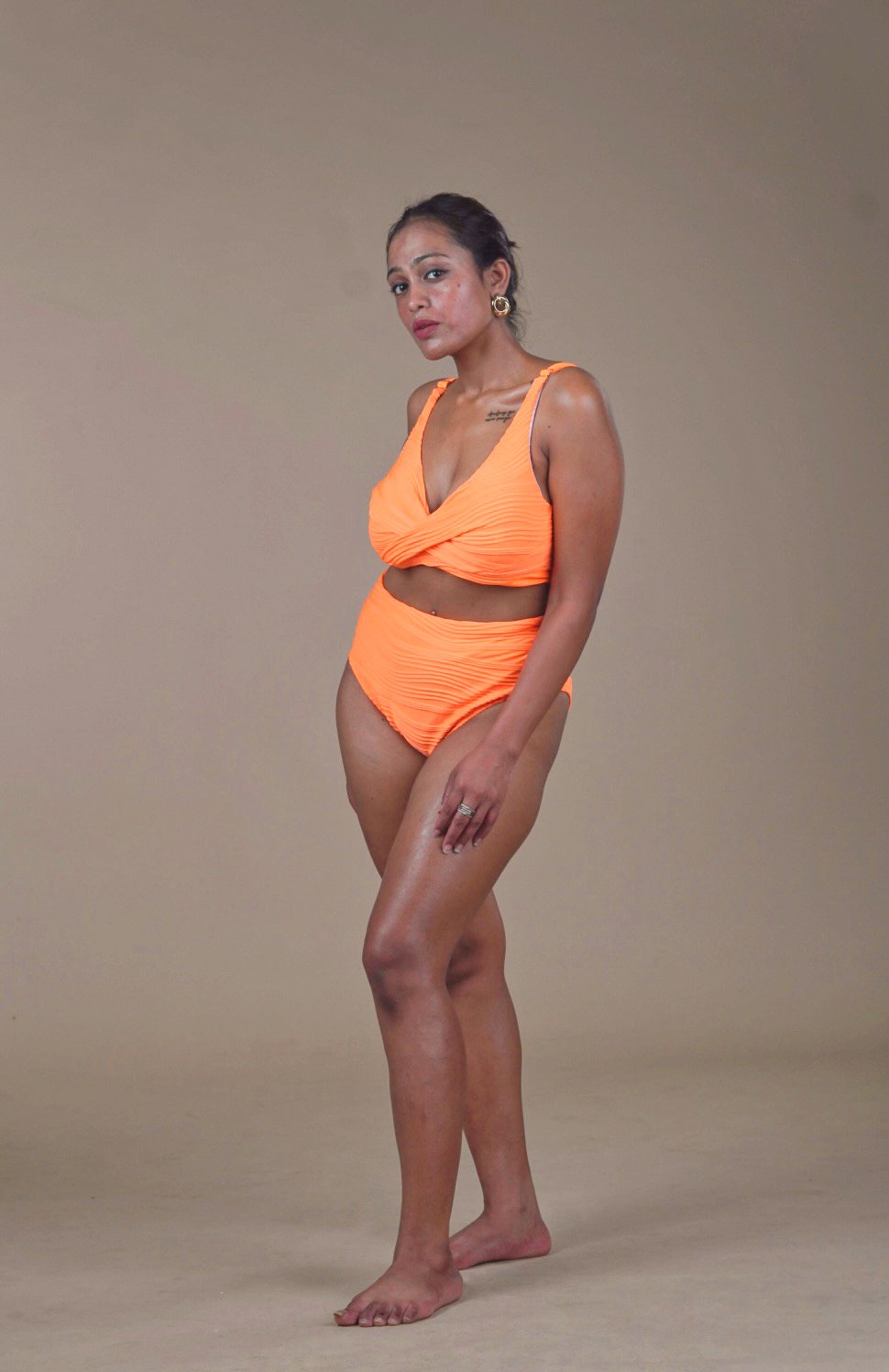 Orange bikini set - WomanLikeU