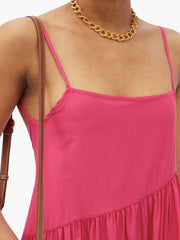 Pink Flared Dress - WomanLikeU