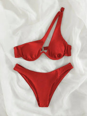 Red Underwired Bikini - WomanLikeU