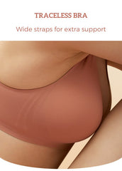 Seamless Pink Push-up Bra - WomanLikeU