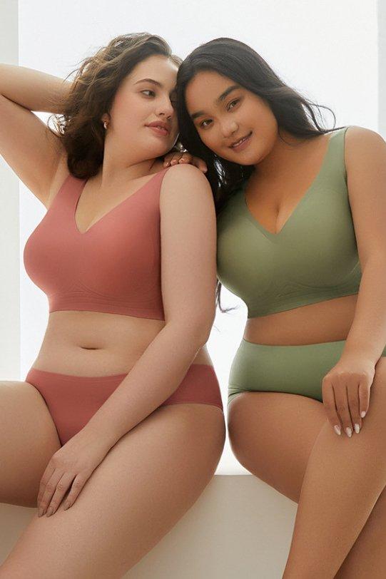 Seamless Pink Push-up Bra - WomanLikeU