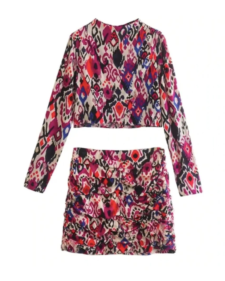 Skirt Co-ord Set - WomanLikeU