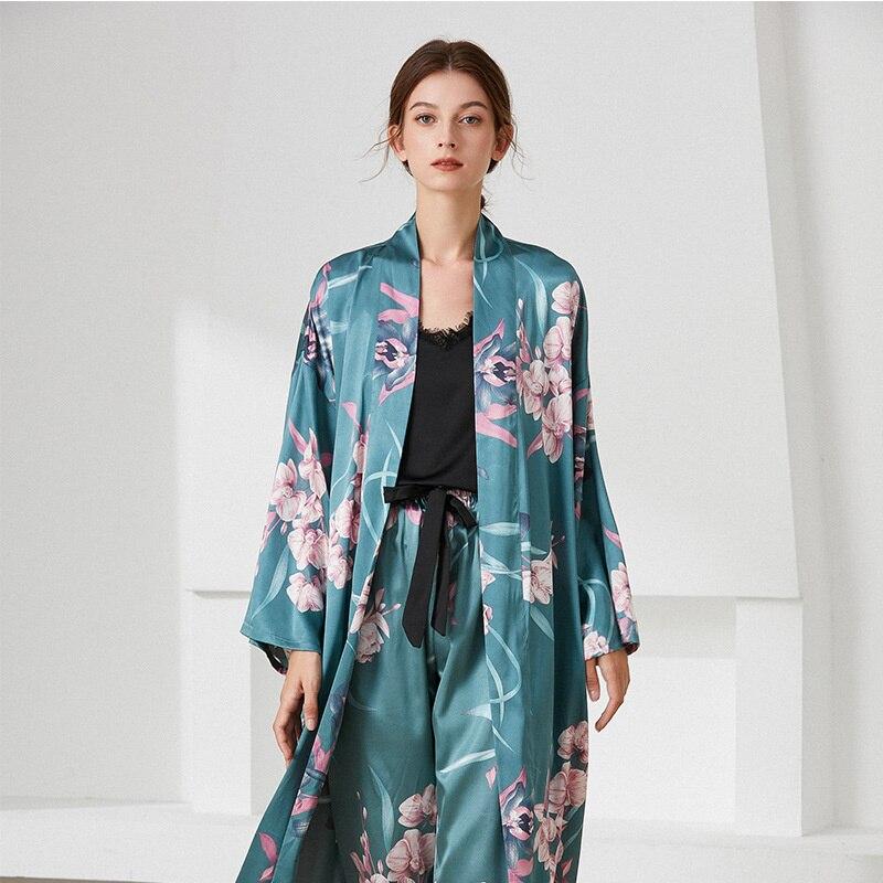 Teal 3 piece Sleepwear set - WomanLikeU