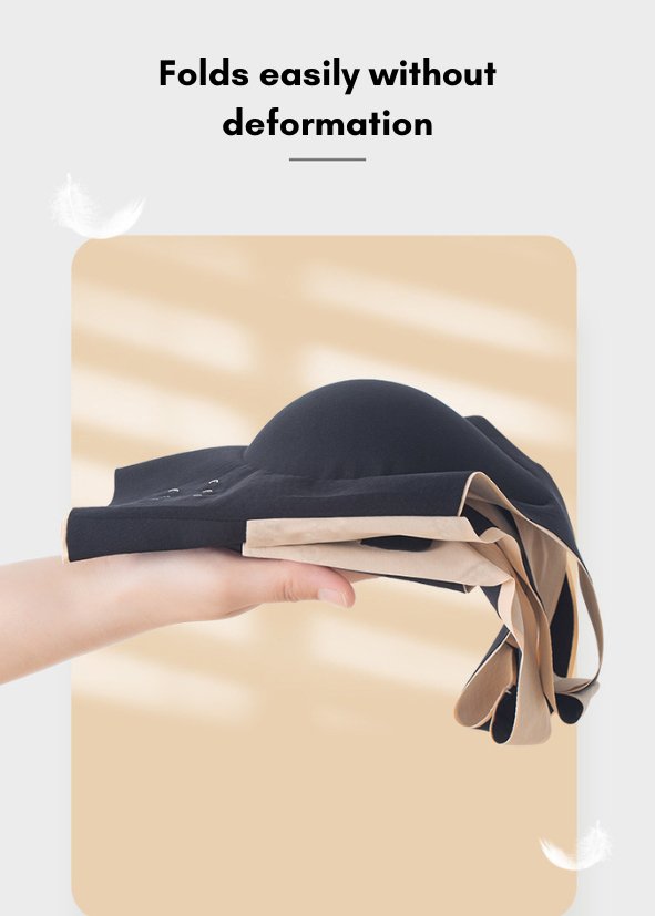 Total Support Black Bra - WomanLikeU