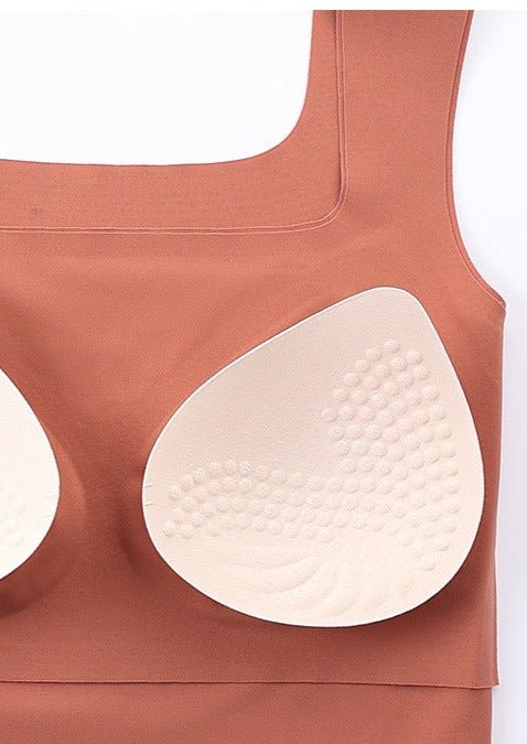 Warm Red Padded Top - WomanLikeU