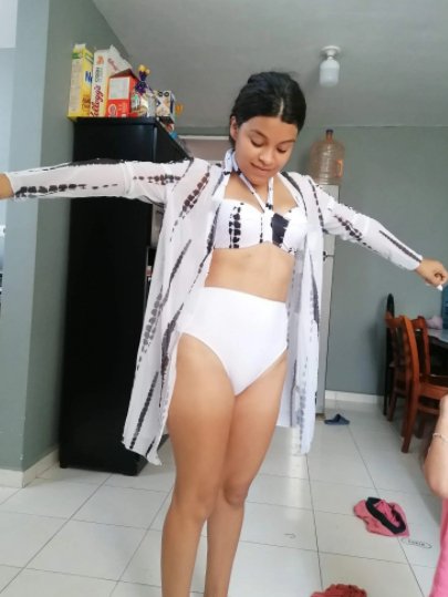 White 3 piece swimwear set - WomanLikeU