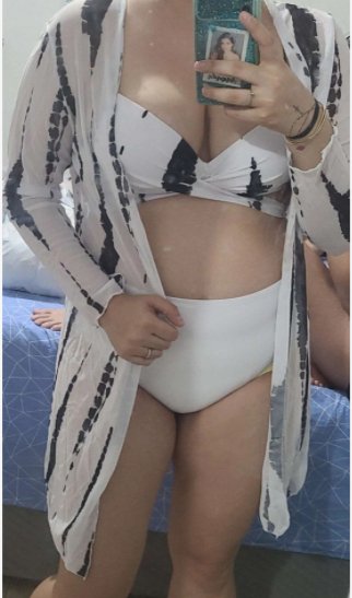 White 3 piece swimwear set - WomanLikeU