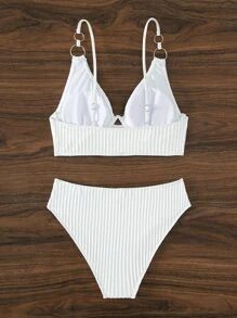 White Underwired Bikini - WomanLikeU