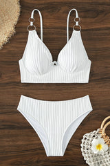 White Underwired Bikini - WomanLikeU
