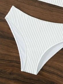 White Underwired Bikini - WomanLikeU