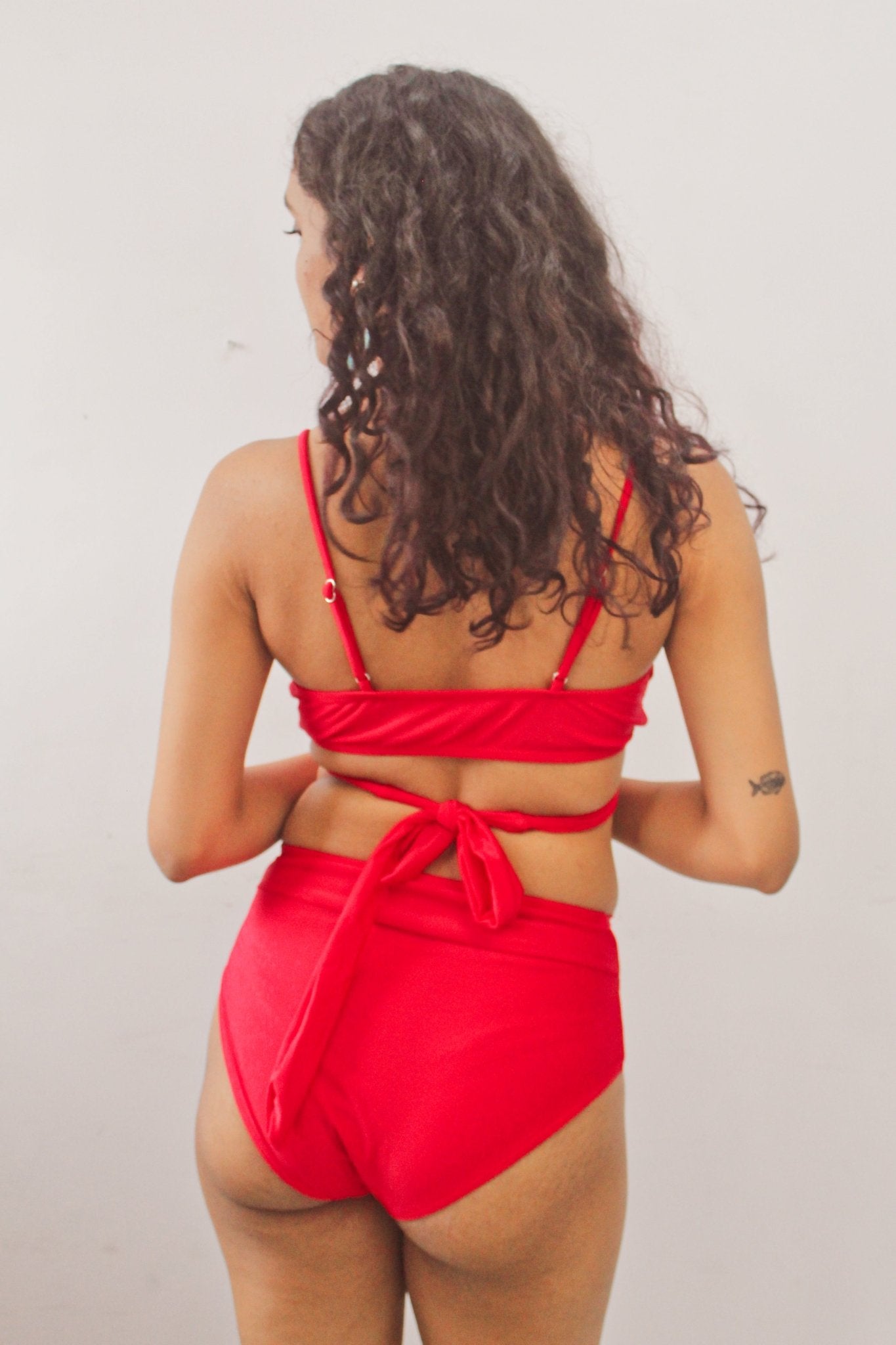 Wrapped Red Bikini - WomanLikeU